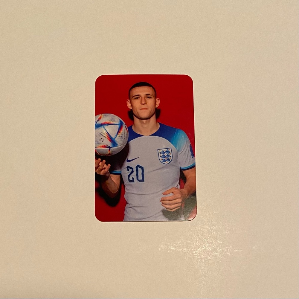 Phil Foden photocard set 2x3 inches